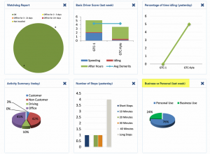 Business vs Personal Dashboard